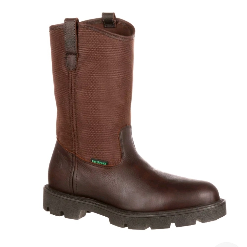 Georgia Boot Dark Brown Waterproof Men's Boots